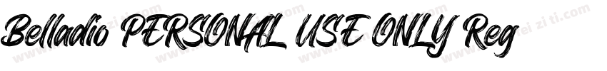 Belladio PERSONAL USE ONLY Regula字体转换
